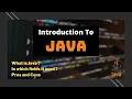 Introduction To JAVA Where Java Is Used For Beginners Nation For All