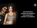 VIBE (LYRICS VIDEO) | GURU RANDHAWA | FRENCH MONTANA | SHANAYA KAPOOR