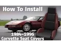 How to Install Seat Covers on Foam - Corvette C4 1984 1996