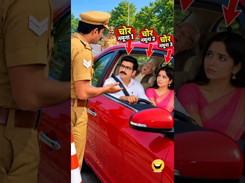 Three Foolish Thieves Exposed Themselves! 😂🚔 #Shorts #viral #comedy