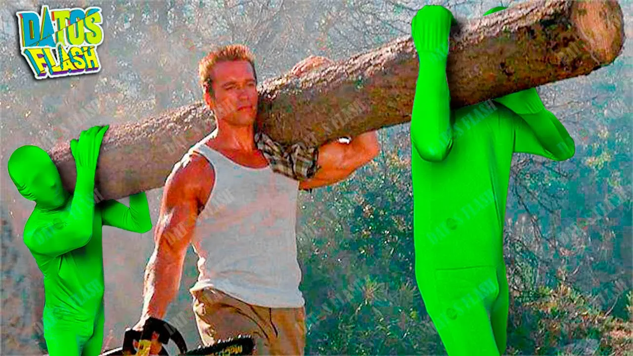 ????Veamos COMANDO pero sin EFECTOS ESPECIALES!! ¿Arnold Schwarzenegger No levantó el TRONCO?