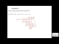Algebra 2 Section 4 3 - Dividing Polynomials