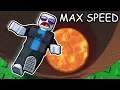 Download Lagu falling down the LONGEST HOLE in Roblox...