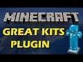 Customise kits in game in Minecraft with Great Kits Plugin
