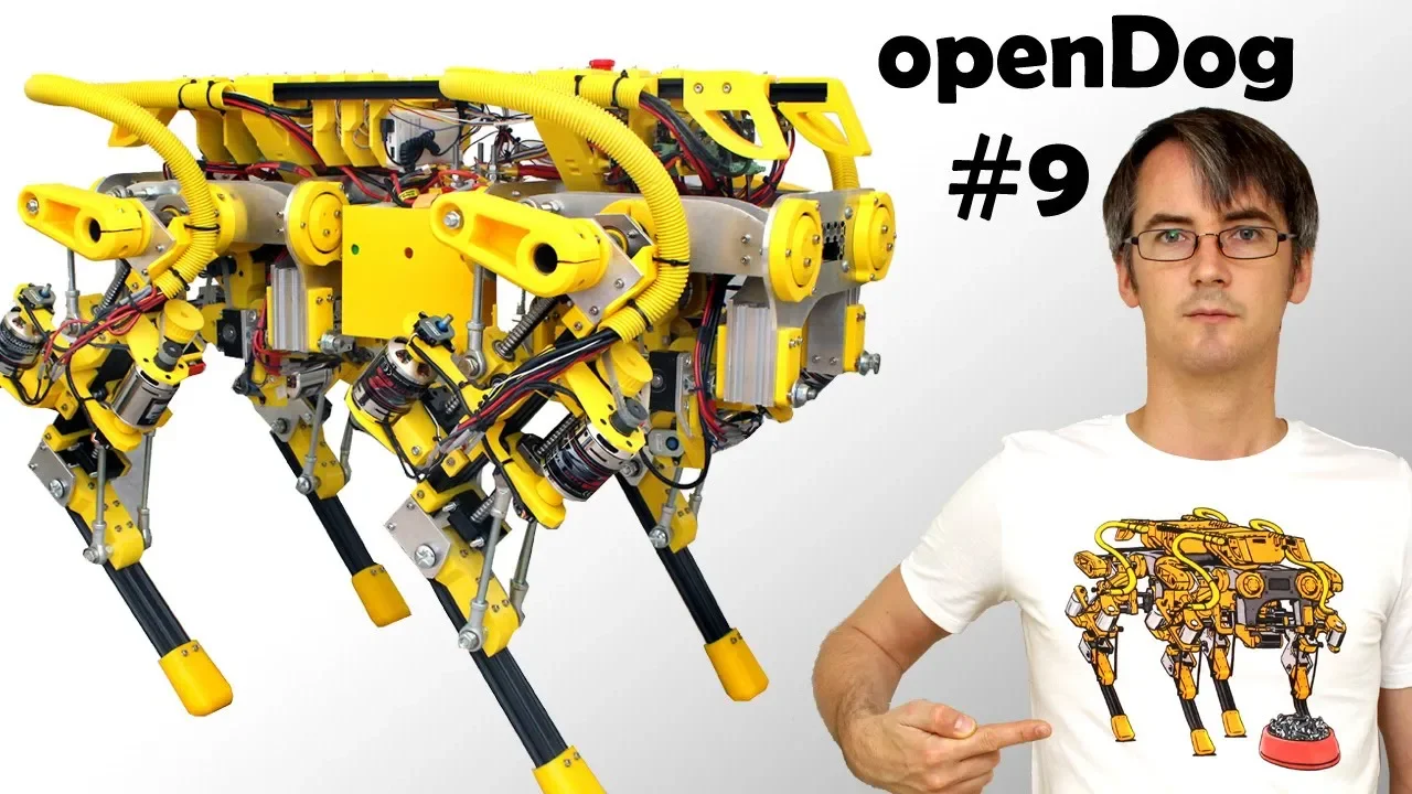 openDog Dog Robot #9 | Kinematic Model XYZ | James Bruton