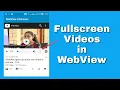 Enable Fullscreen for s in WebView