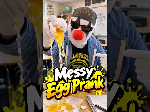 Savage egg prank in the classroom #funny #backtoschool