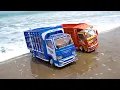 Download Lagu Cerita Truk Oleng Wahyu Abadi dan Truk Aa Zafran Main ke Pantai Pangandaran, Auto Basah Basahan Deh