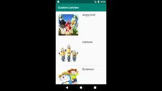 how to create custom list view in android part 1