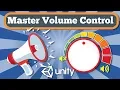 Unity 2D Tutorial How To Control Music Sound Effect Master Volume With Simple C Script And Slider