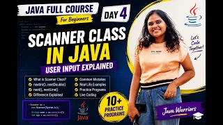 Scanner Class in Java User Input in Java Complete Beginner Tutorial Day 4