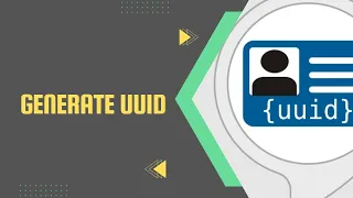 How to generate UUID Random String id generator code in java