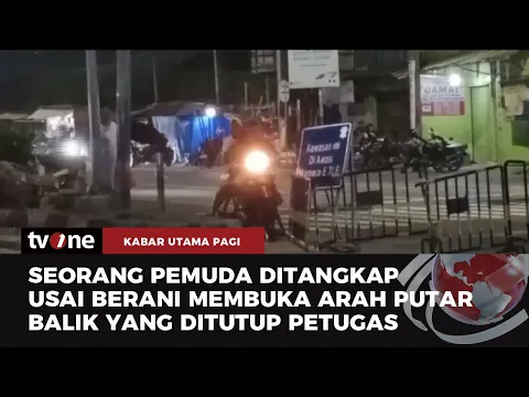 Nekat Membuka Arah Putar Balik yang Ditutup, Pak Ogah Ditangkap Petugas