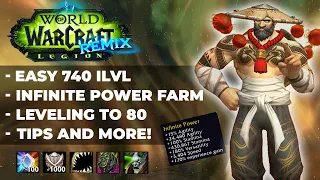 WoW Legion Remix Guide Fast Leveling Easiest Way To Get 740 Ilvl Farm Infinite Power More 