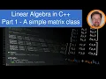 Linear Algebra in C - Part 1