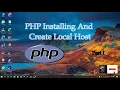 How to Install PHP 7 on Windows 10 Create Local Host PHP Tutorials for beginners Part - I