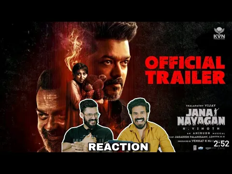 Video Thumbnail: Jana Nayagan Official Trailer Reaction Thalapathy Vijay Pooja Mamitha Baiju | Entertainment Kizhi
