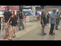 Inside Staten Island Mall Upper Level Food Court Walk