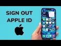 How To Sign Out Of Apple ID On iPhone