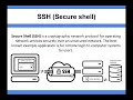 Networking - SSH Secure shell