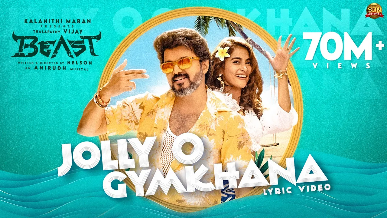 Jolly lo Gymkhana Video Lyrics (Tamil & English) | Most Viewed