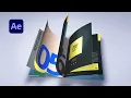 Magazine Page Turn After Effects Tutorial