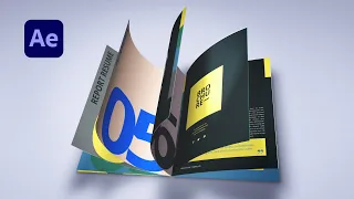Magazine Page Turn After Effects Tutorial