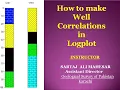 Well Correlation in LogPlot