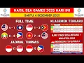 Hasil Sea Games 2025 - Singapura vs Timor Leste - klasemen Sea Games 2025 terbaru hari ini