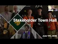 June 2026 Stakeholder Town Hall