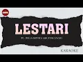 Download Lagu LESTARI - DELLA MONICA || KARAOKE AKUSTIK VERSION