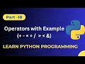 Operators in Python Explained Complete Guide with Examples for Beginners