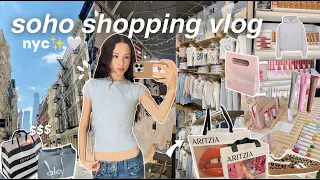 SHOP WITH ME shopping spree in Soho NYC clothing beauty more