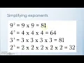 GRADE 6 - EXPONENTS