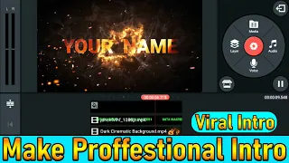 Download How to make fire text effect || Make your awesome intro in kineMaster with fire text  || Intro MP3