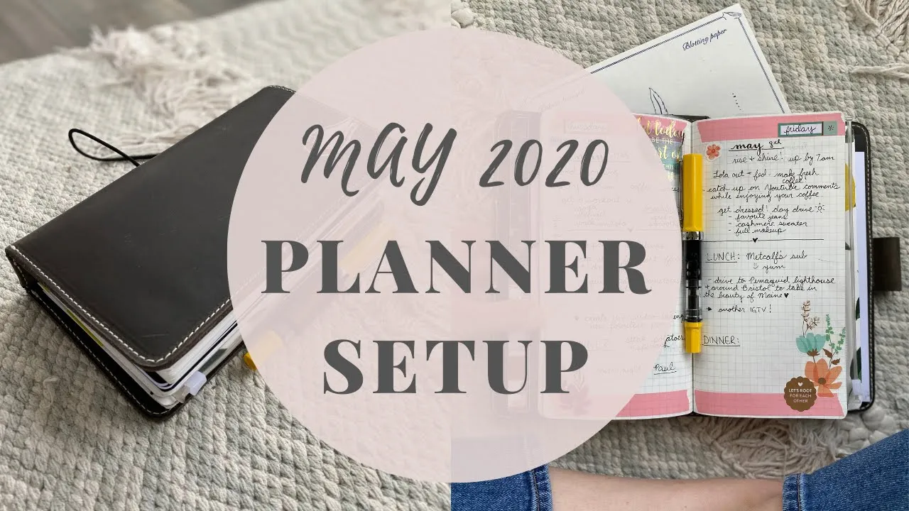 May 2020 Planner Setup! | PLANNER PERFECT METHOD in a Traveler's Notebook | The Pixie Planner