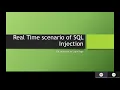 Real Time Scenario of SQL injection Login page