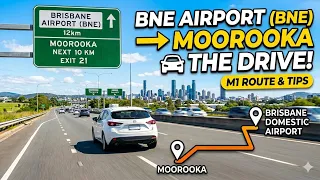 4K - Drive Brisbane Domestic Airport to Moorooka