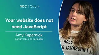 Your website does not need JavaScript - Amy Kapernick
