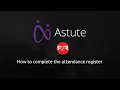 How to complete the attendance register - DeltaNet International Astute Tutorial