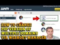 How to change PHP version of multiple websites at once via WHM