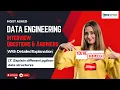 Data Engineering Interview Questions Answers Explain different python data structures