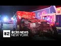 Fire rig crashes into house in Rockland County New York