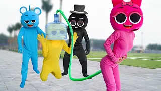 pinki farted simon passed out incredibox sprunki in real life