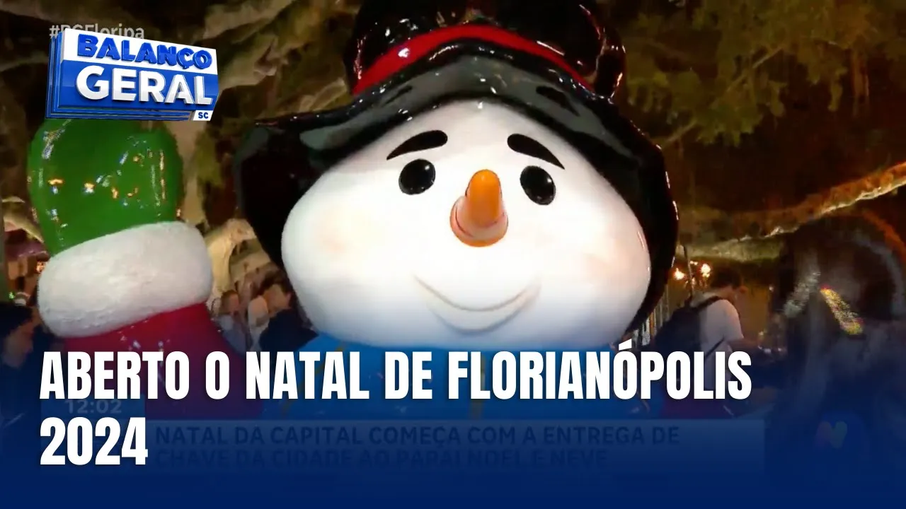 Natal de Florianópolis é oficialmente inaugurado com novas decorações