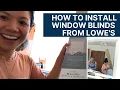 HOW TO INSTALL CORDLESS WINDOW BLINDS EASY - LOWE S PROJECT SOURCE