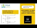 VLab 3-BIT BINARY TO GRAY CODE CONVERTER