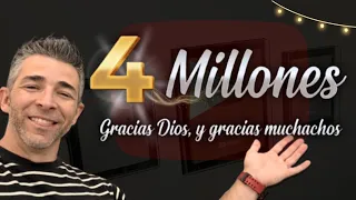 Llegamos a 4 MILLONES ❤️ | Gracias, muchachos - Gracias Dios