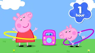 Peppa Wutz und Schorsch lernen HULA-HOOP! 🌀🎵| Neue ganze Folgen