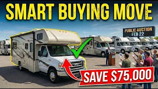 HOW SMART AMERICANS ARE BUYING 100K CLASS C RVs FOR 25K The Auction Loophole